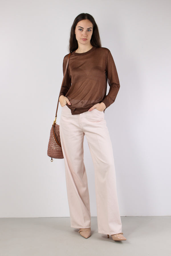 Girocollo Lurex Bronzo