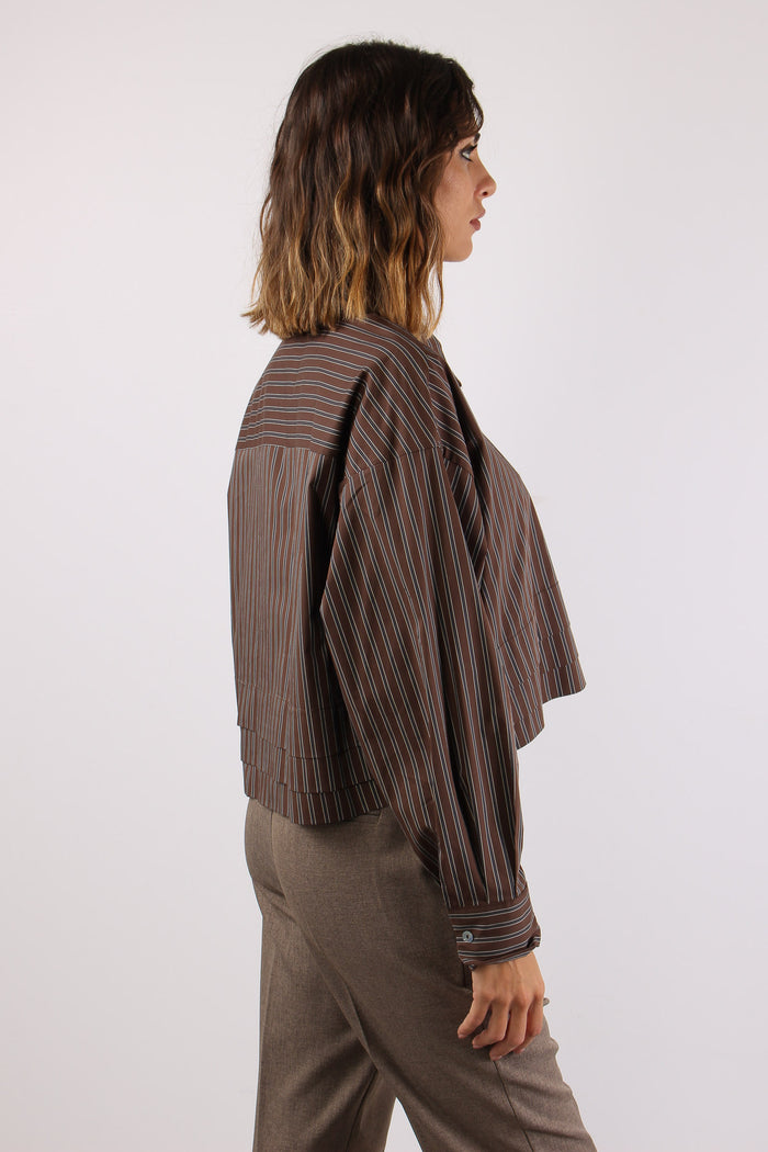 Camicia Riga Balze Moro/nero-6