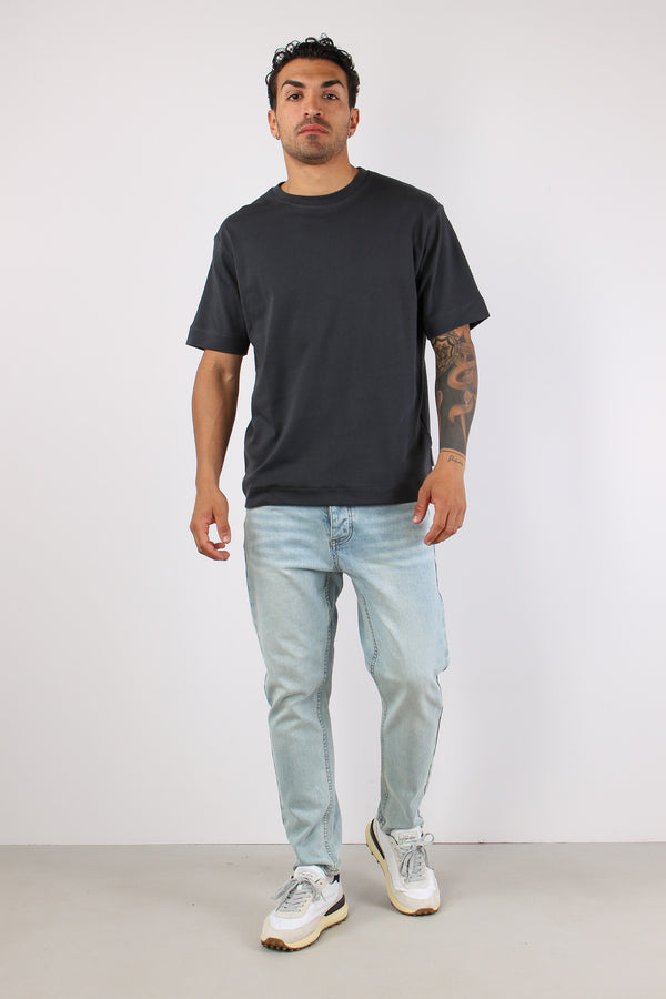 T-shirt Over Jersey Piombo-2