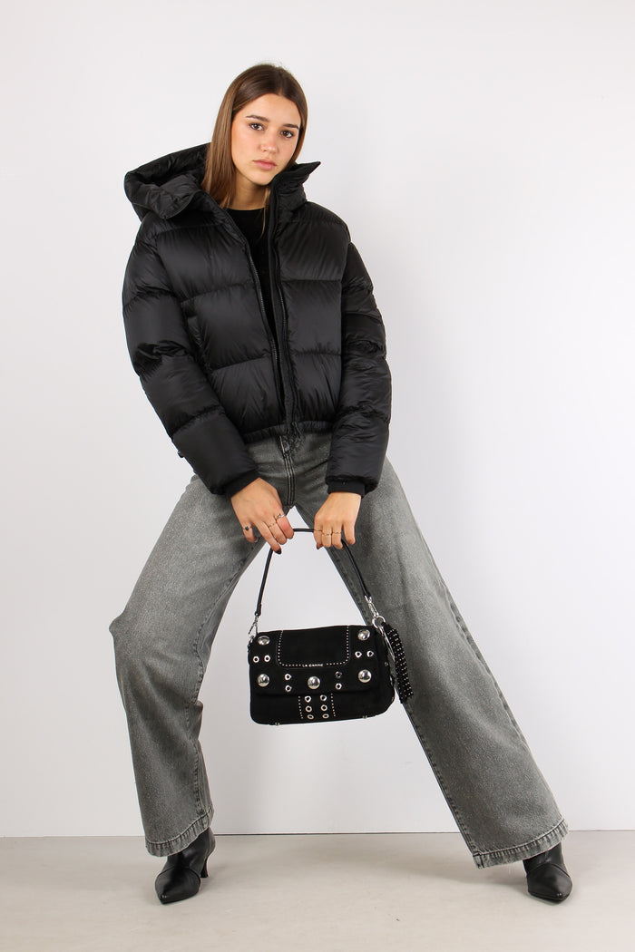 Bomber Riga Nylon Cangiante Black