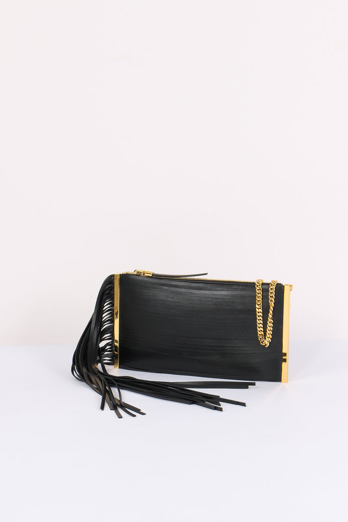Pochette Frange Nero-4