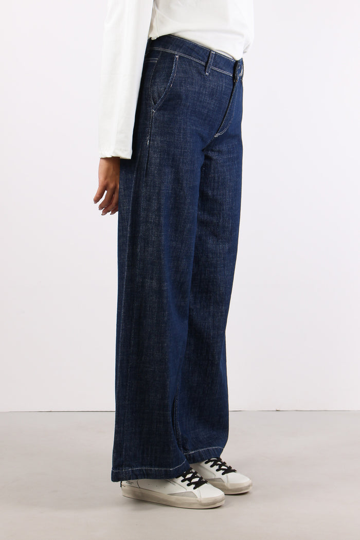 Pantalone Palazzo Tasca America Navy-6