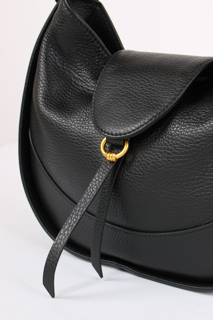 Edith Hobo Small Patta Nero-4