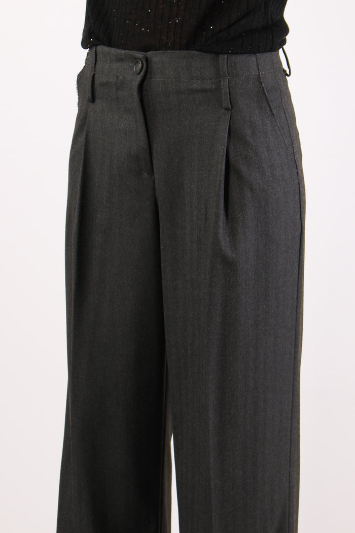 Pantalone Dritto Pences Grigio-7