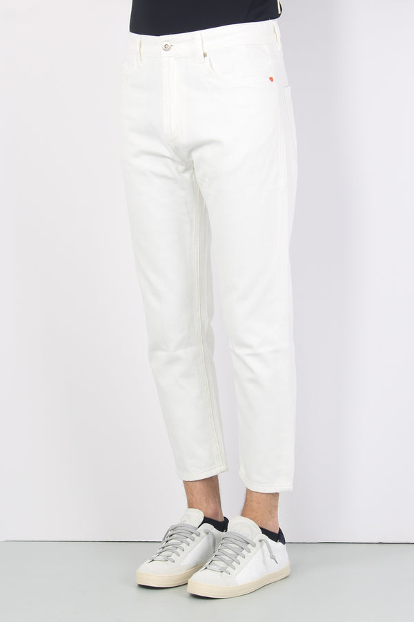Jeans 5 Tasche Pulito White-2