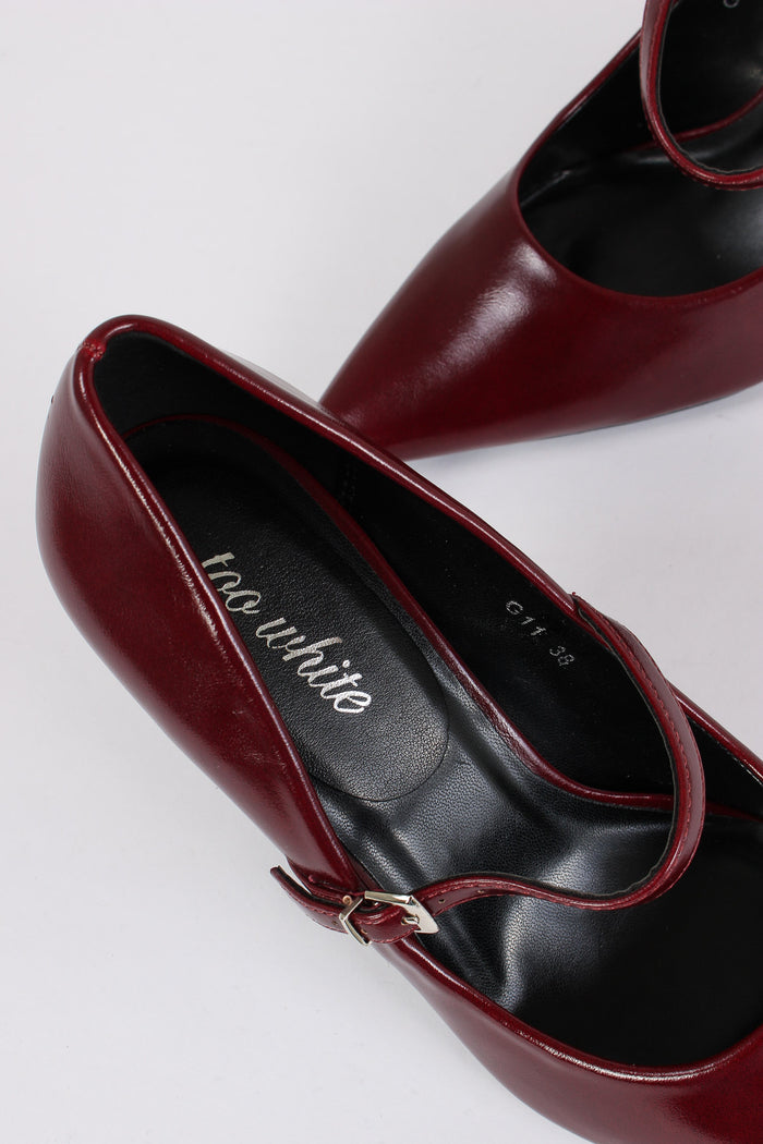 Decollete Laccetto Wine-8