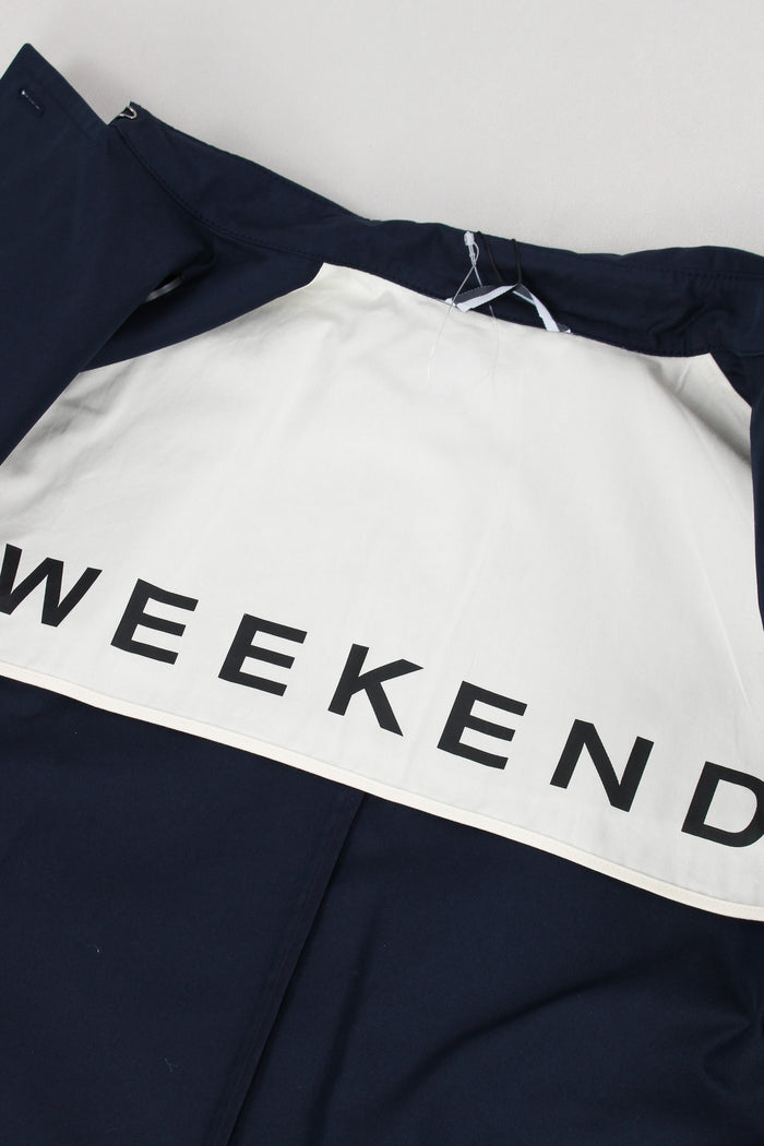 Wkdbiglia Trench Corto Blu-8