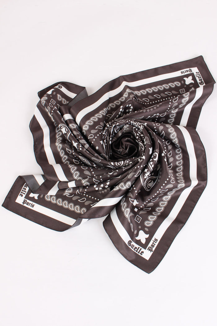 Foulard Bandana Nero-4