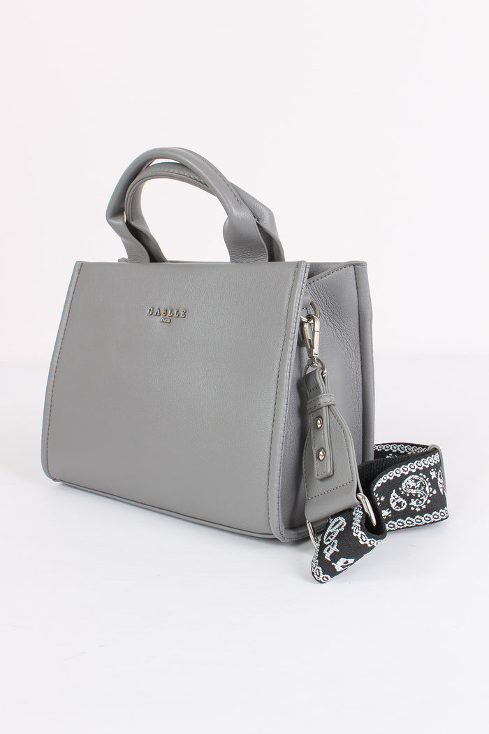 Shopping Rigida Bandana Grigio Ferro-2