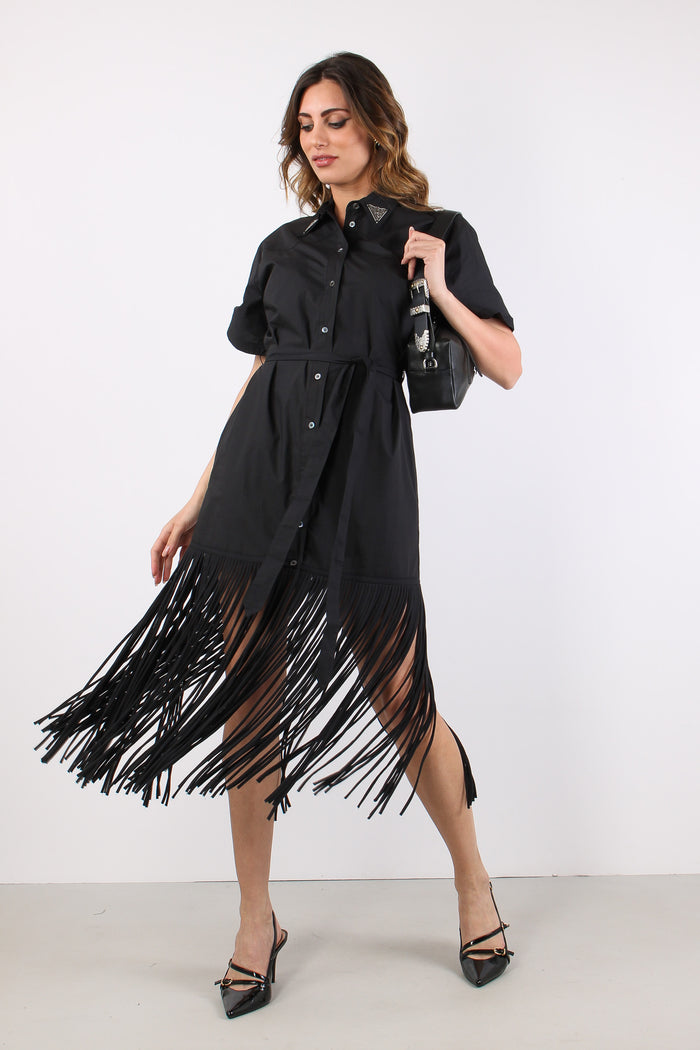 Avigliano Abito Popeline Nero-3