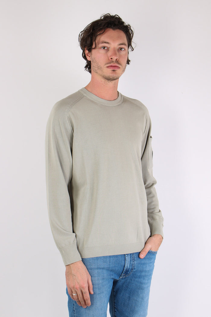 Maglia Girocollo Cotone Lente Dove-7