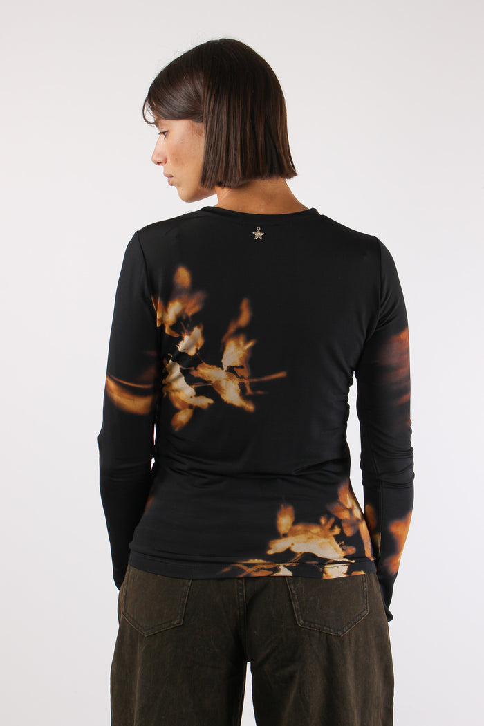 T-shirt M/l Fantasia Nero-5