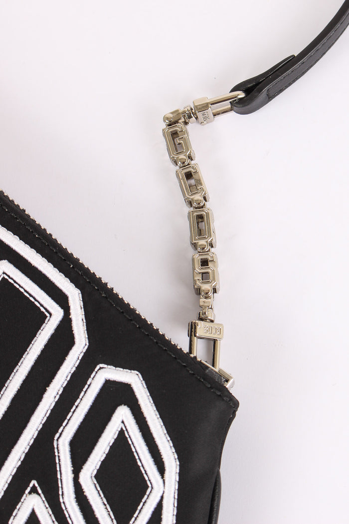 Pochette Nylon Logo Black-8