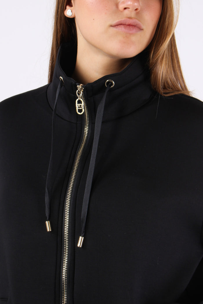 Giubbotto Scuba Nylon Nero-8