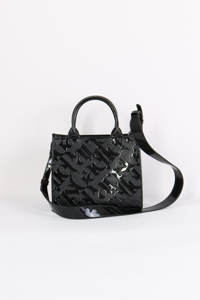 Mini Shopping Vernice Nero-3