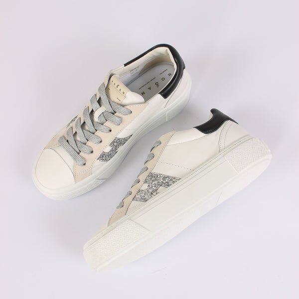 Sneaker Crosswind Glitter Bianco-2