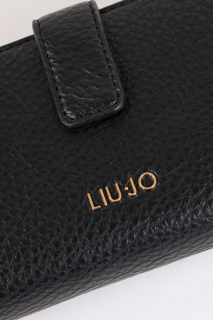 Portafoglio Grande Clip Nero-4