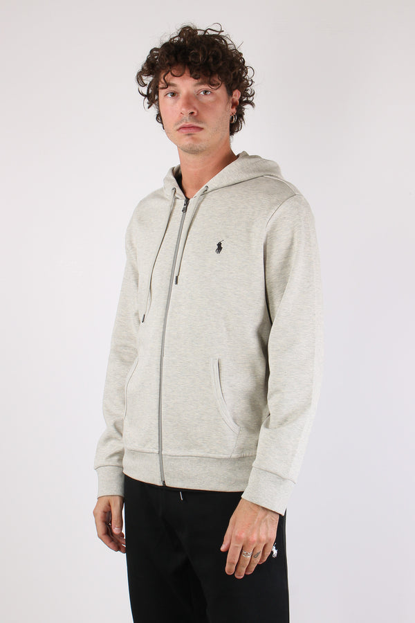 Felpa Zip Cappuccio Sport Heather-2