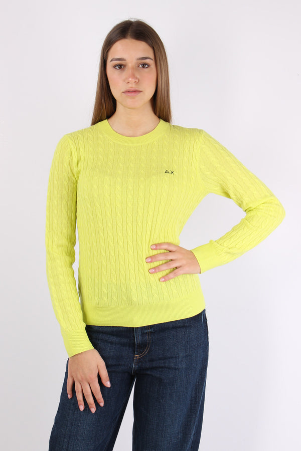 Girocollo Trecce Giallo-2