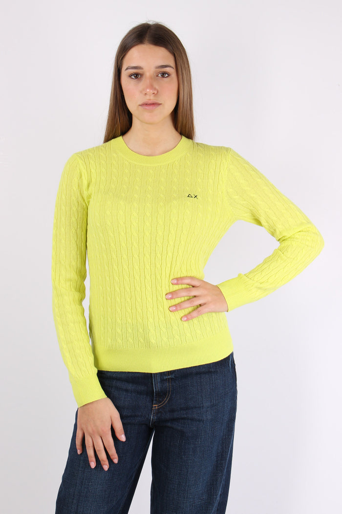 Girocollo Trecce Giallo-2