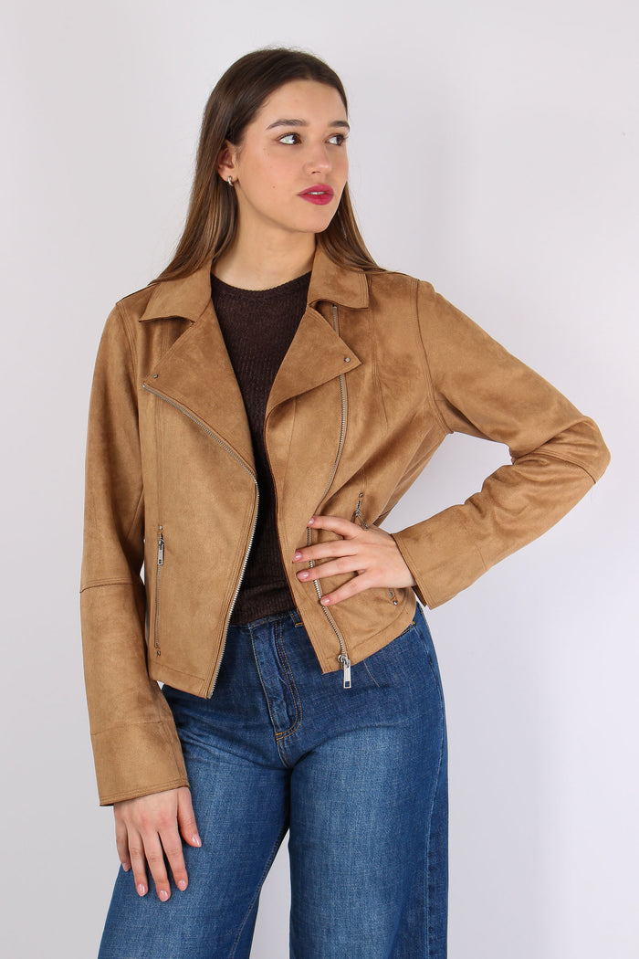 Chiodo Ecocamoscio Burlywood-4