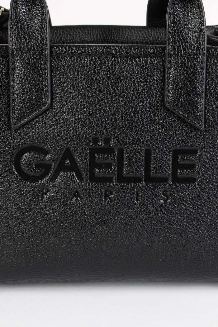 Mini Shopping Maxilogo Nero-5