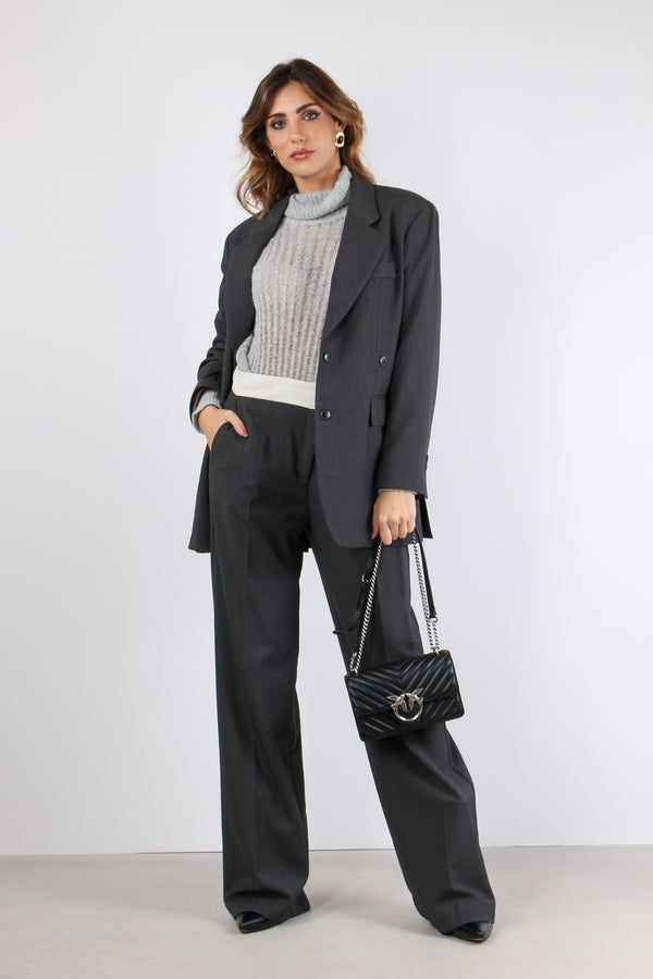 Pantalone Palazzo Graphite