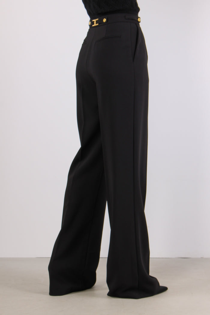 Pantalone Palazzo Riprese Nero-6