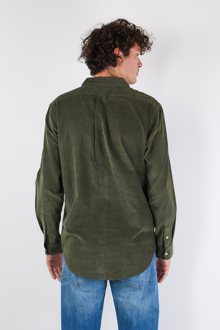 Camicia Velluto Campany Olive-4