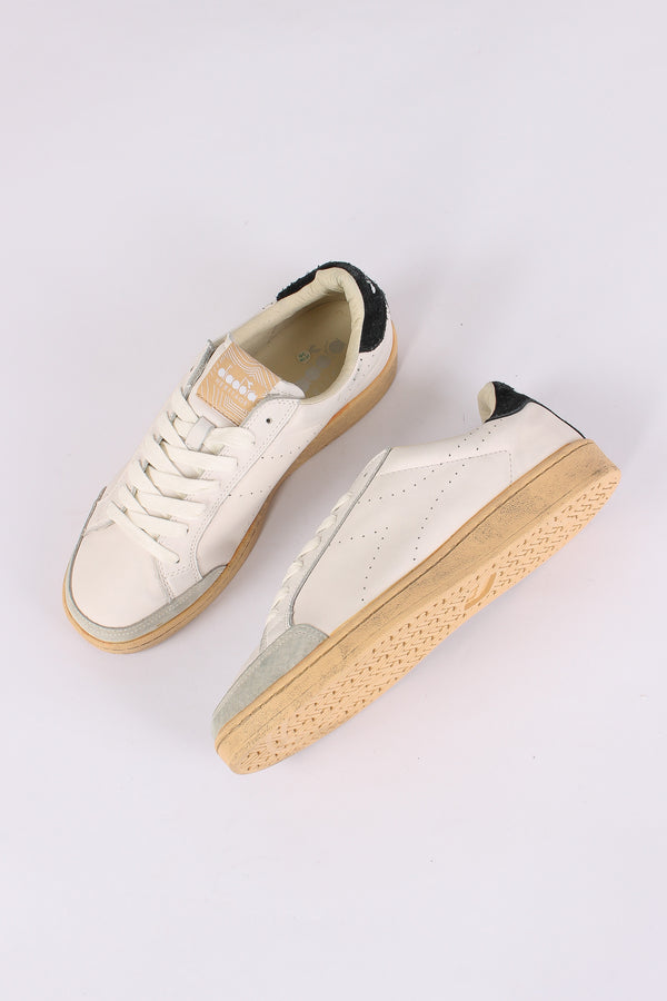 Sneakers Presitge Plain Used Bianco/nero-2