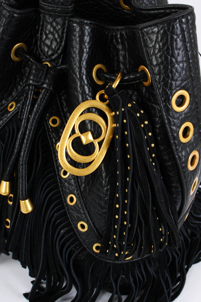 Secchiello Frange Occhiello Black-6