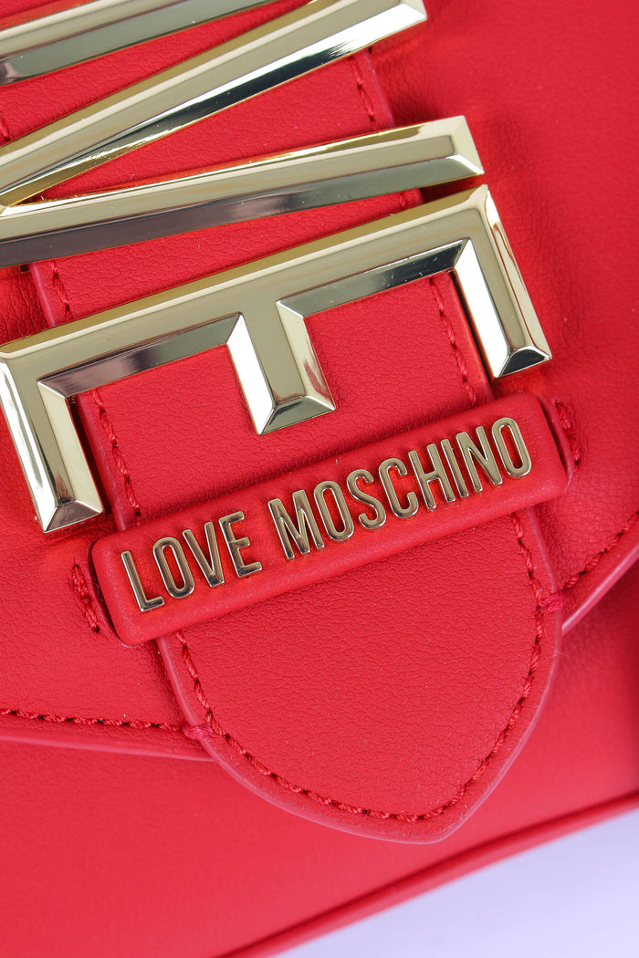 Pochette 1 Manico Maxi Logo Rosso-7