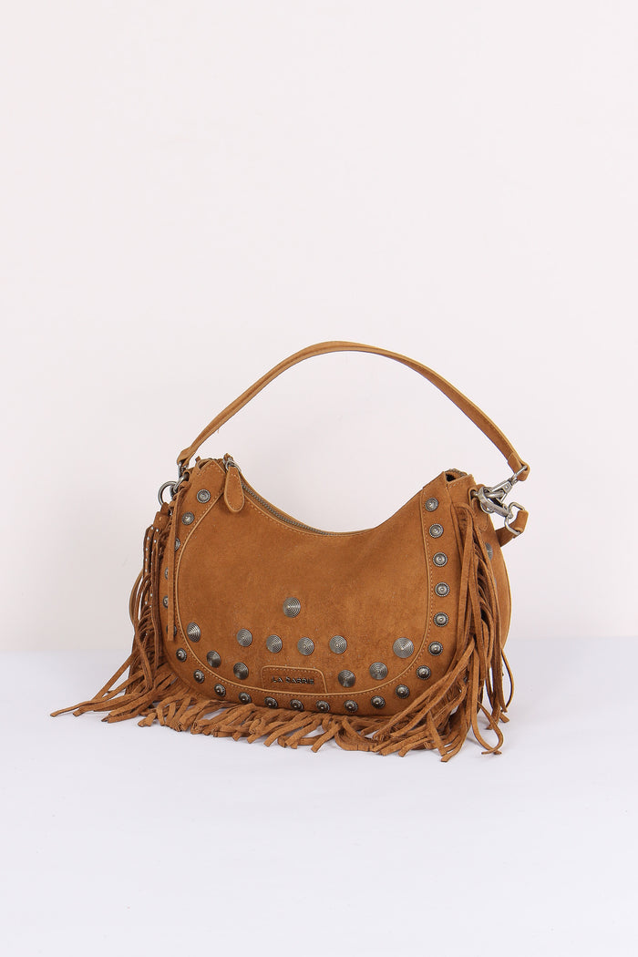 Mezzaluna Suede Frange Cotto-4