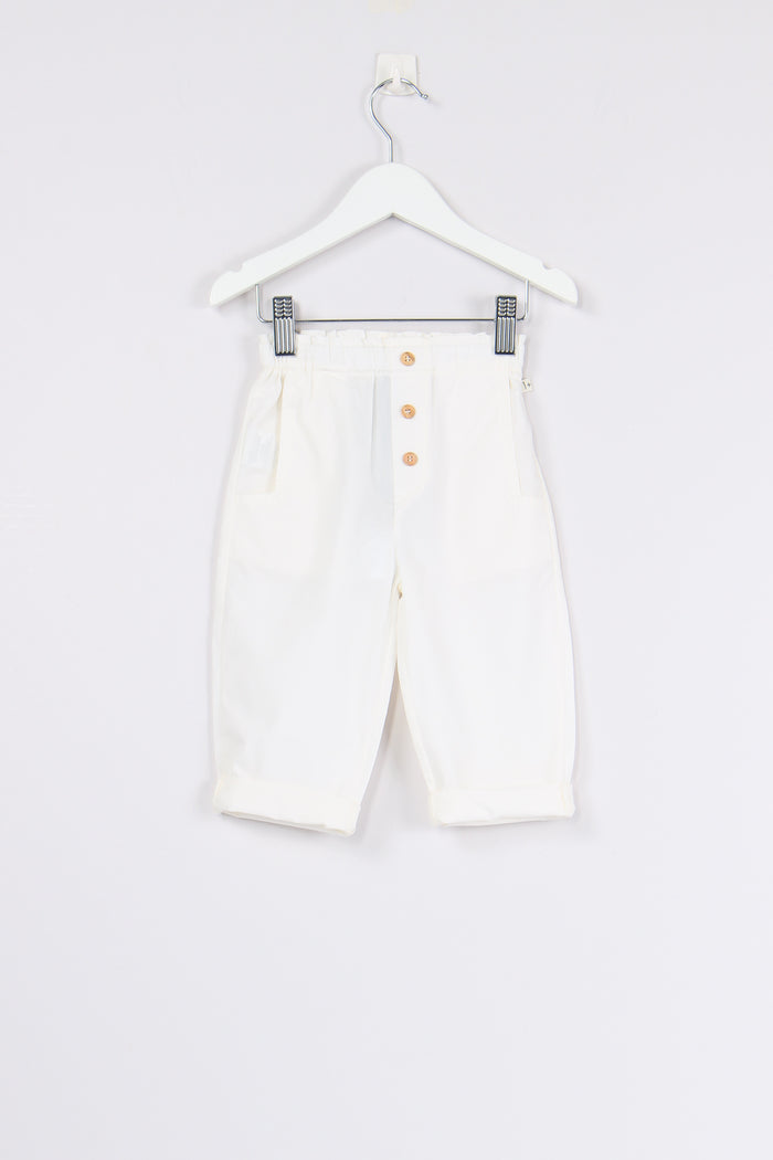 Pantalone Cotone Off White