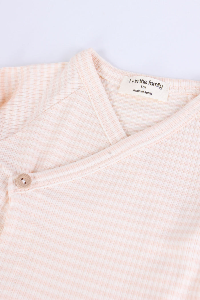 Maglia Incrocio Riga Modal Nude-3