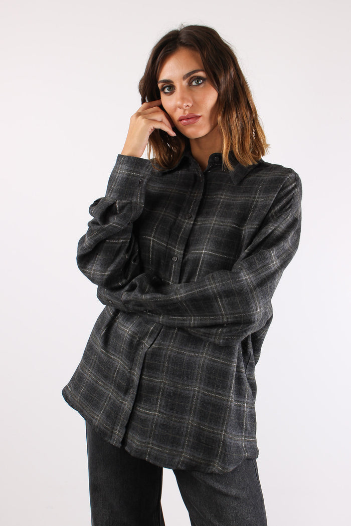 Camicia Quadro Over Sparkly Check-2