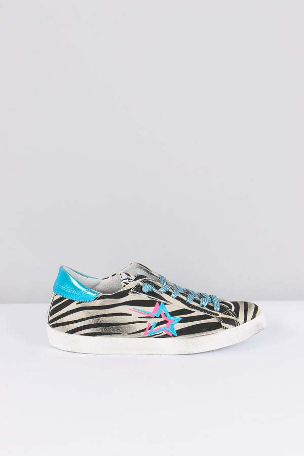 Sneakers Prime Star Zebra Zebra/fucsia
