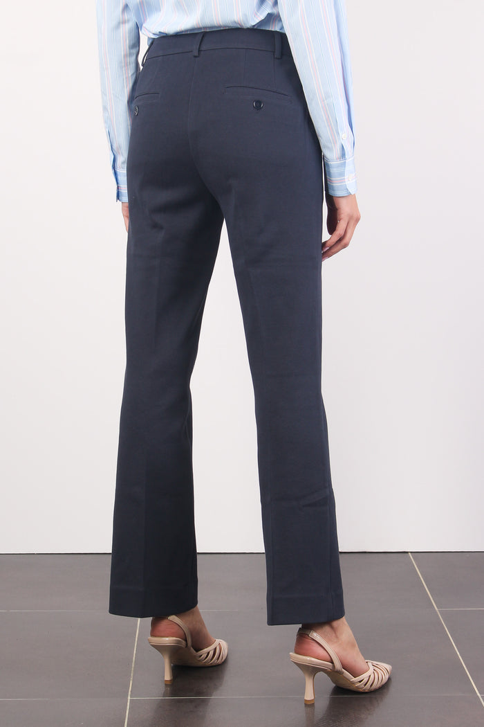 Basco Pantalone Cotone Blu-5