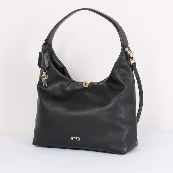 Keira Hobo Grande Tracolla Nero-2