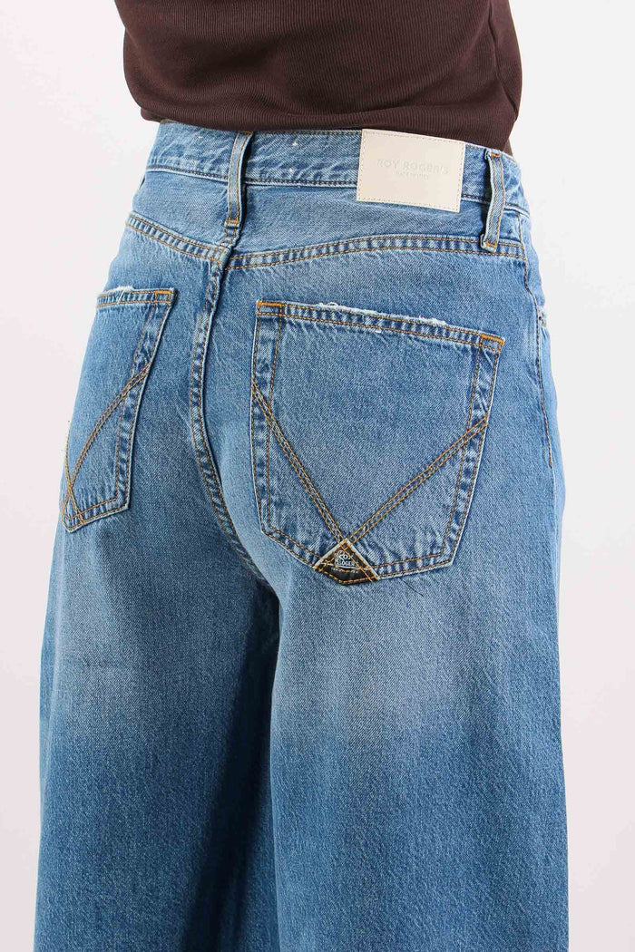 Bermuda Denim Tencell Denim Chiaro-7