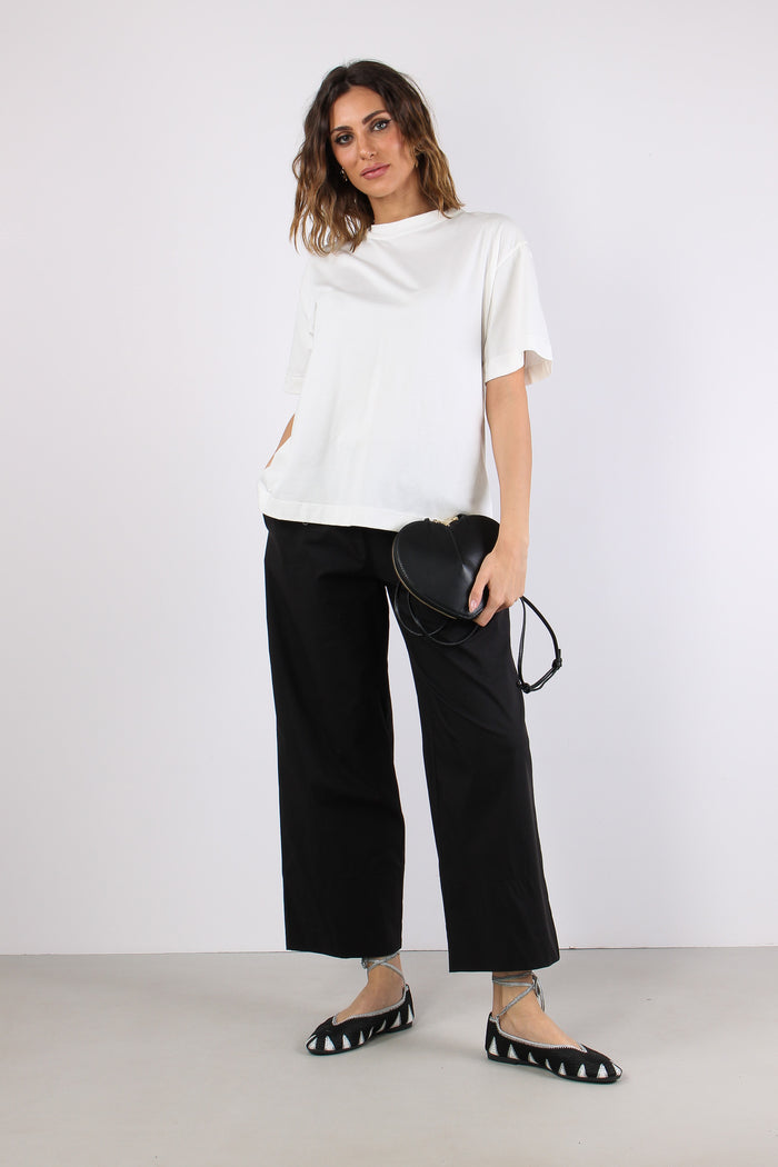 T-shirt Fiocco Pizzo Bianco