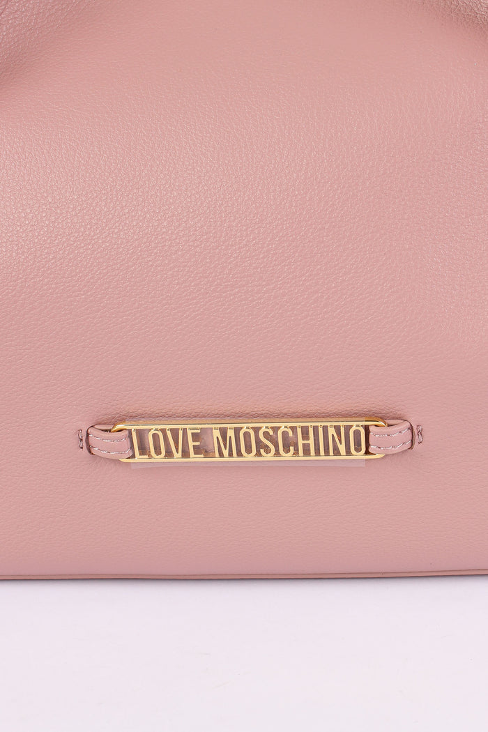 Borsa 2 Manici Intreccio Rosa-8