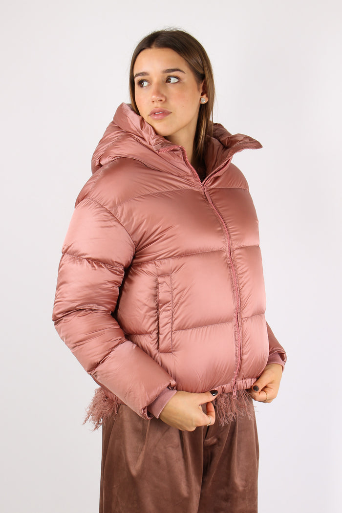 Bomber Riga Nylon Cangiante Blush Pink-9