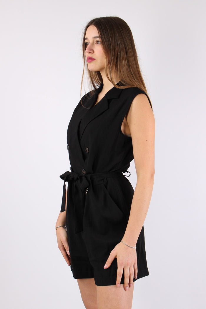 Argentero Tuta Corta Cintura Black-7