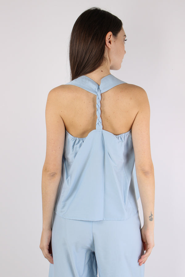 Top Intreccio Schiena Celeste-2