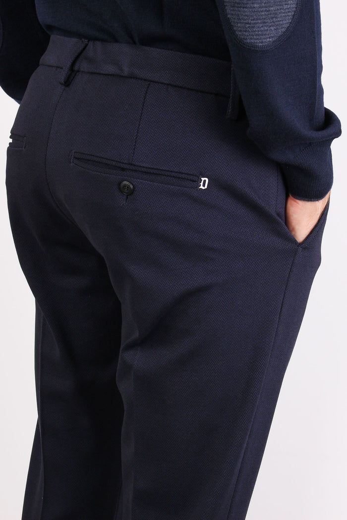 Gaubert Pantalone Operato Punt Blu-6