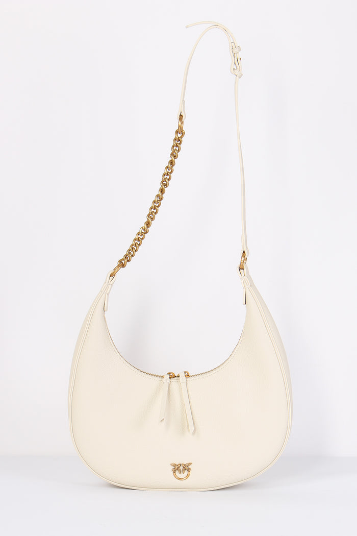 Borsa Hobo Classic Bianco Seta-4