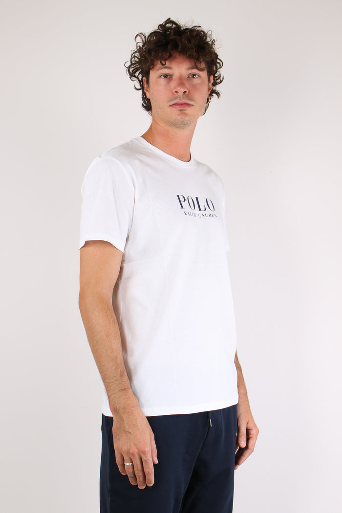 T-shirtunderwear Maxi Scritta White-6