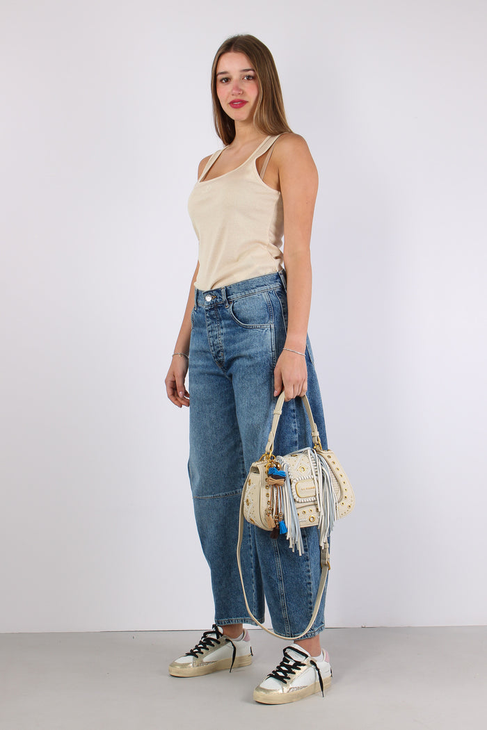 Jeans Frog Vita Bassa Denim Medio-3