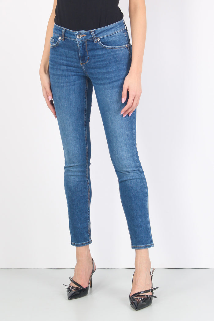 Jeans Ideal Basico Denim Scuro-5